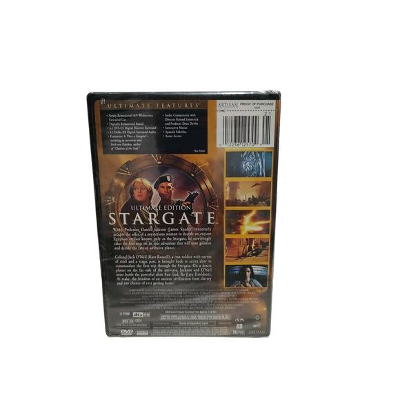 Vntg Stargate 1994 Dvd Ultimate Edition Extended Cut Kurt Russell Movie Action - Picture 6 of 15